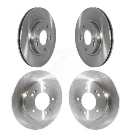 Front Rear Disc Brake Rotors Kit For Hyundai Ioniq Kia Niro K8-102369