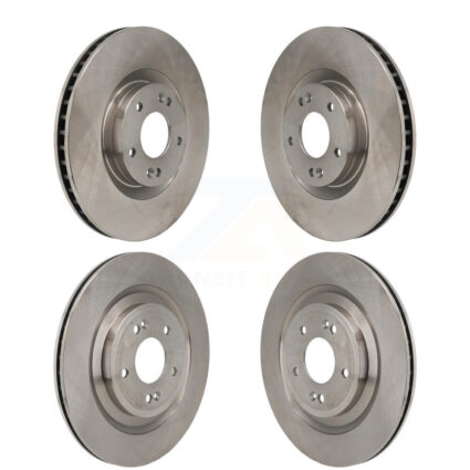 Front Rear Disc Brake Rotors Kit For Hyundai Santa Fe Kia Sorento K8-102546