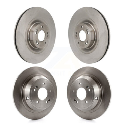 Front Rear Disc Brake Rotors Kit For Hyundai Genesis G80 5.0L K8-102559