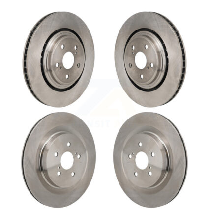 Front Rear Disc Brake Rotors Kit For Toyota Highlander Lexus RX350 RX350h K8-102564