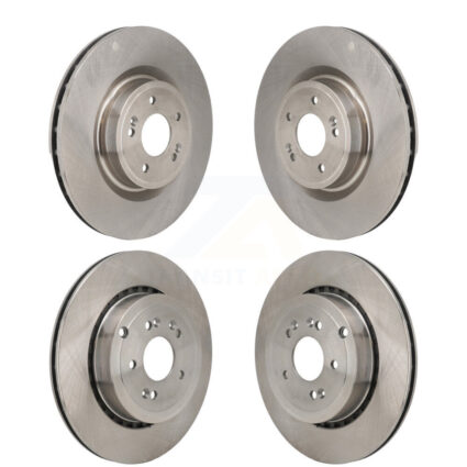 Front Rear Disc Brake Rotors Kit For Kia Stinger Genesis G70 K8-102584