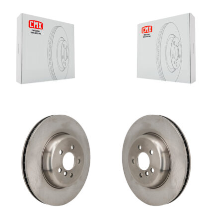 Front Brake Rotors Pair For BMW X5 i4 X6 530i xDrive 540i 530e 540d With Standard Brakes K8-102618