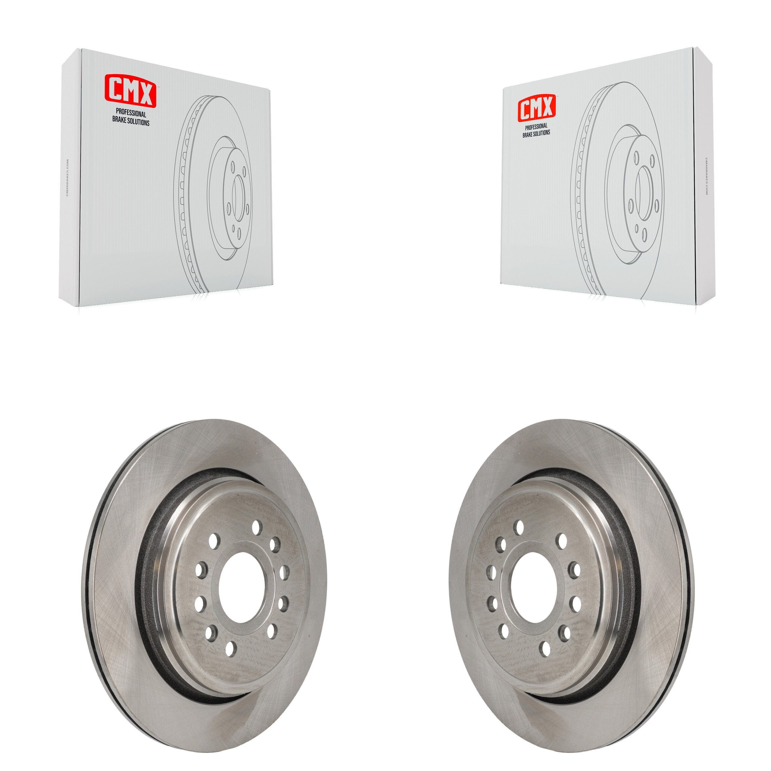 Rear Disc Brake Rotors Pair For Ram 1500 Jeep Wagoneer Grand L K8-102646