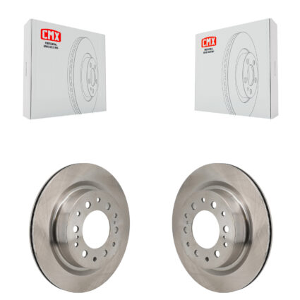 Rear Disc Brake Rotors Pair For Toyota Tundra Sequoia Lexus LX600 K8-102654