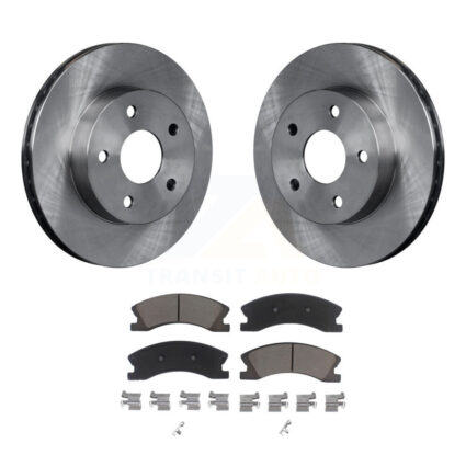 Front Disc Brake Rotors And Ceramic Pads Kit For Jeep Grand Cherokee K8C-100031