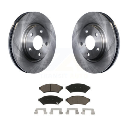 Front Brake Rotors & Ceramic Pad Kit For Buick Pontiac LaCrosse Grand Prix Allure Montana K8C-100083