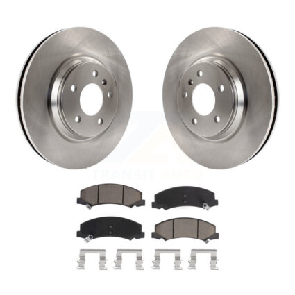 Front Brake Rotors & Ceramic Pad Kit For Buick Lucerne Chevrolet Impala LaCrosse Cadillac K8C-100084