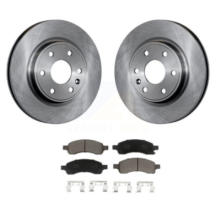 Front Brake Rotors Ceramic Pad Kit For GMC Acadia Buick Enclave Chevrolet Traverse Saturn K8C-100106