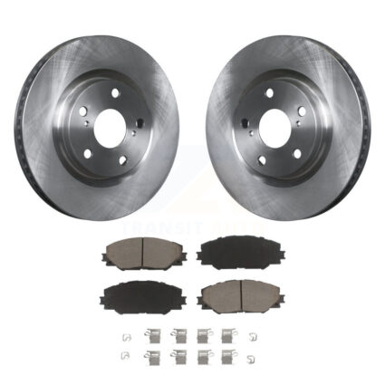 Front Brake Rotor Ceramic Pad Kit For Toyota RAV4 Matrix Pontiac Vibe Scion Corolla iM tC K8C-100108