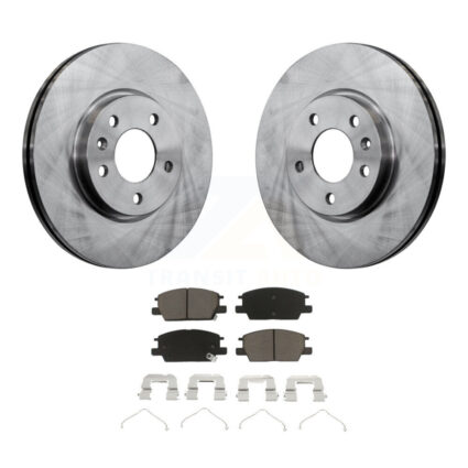 Front Brake Rotor Ceramic Pad Kit For Chevrolet Equinox GMC Terrain Malibu Buick LaCrosse K8C-100147