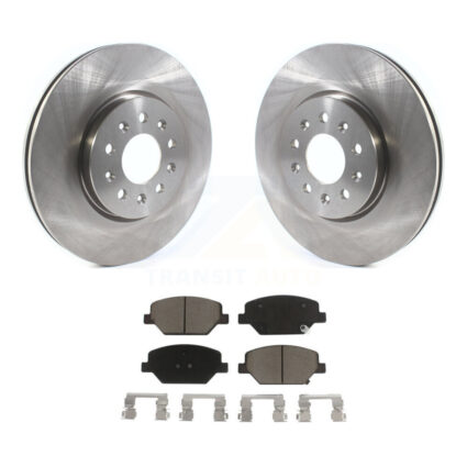 Front Brake Rotors Ceramic Pad Kit For Chevrolet Equinox GMC Terrain Buick Envision Regal K8C-100148