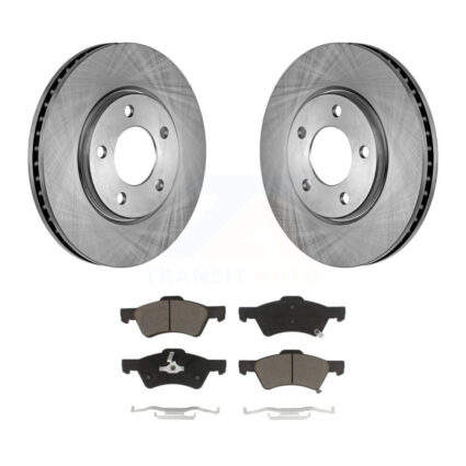 Front Brake Rotor Ceramic Pad Kit For Dodge Grand Caravan Chrysler Town & Country Voyager K8C-100174