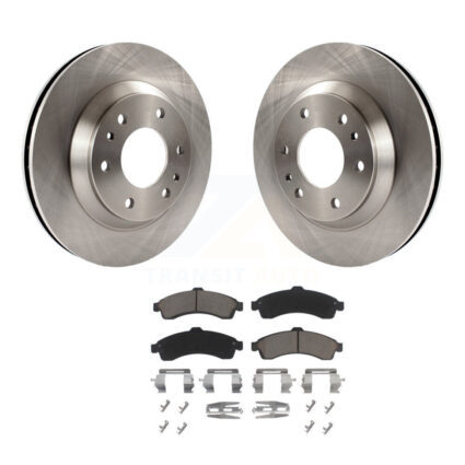 Front Brake Rotors Ceramic Pad Kit For GMC Envoy Chevrolet Trailblazer Oldsmobile Bravada K8C-100195