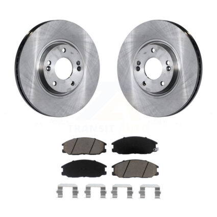 Front Disc Brake Rotors And Ceramic Pads Kit For Kia Amanti Hyundai XG350 K8C-100211