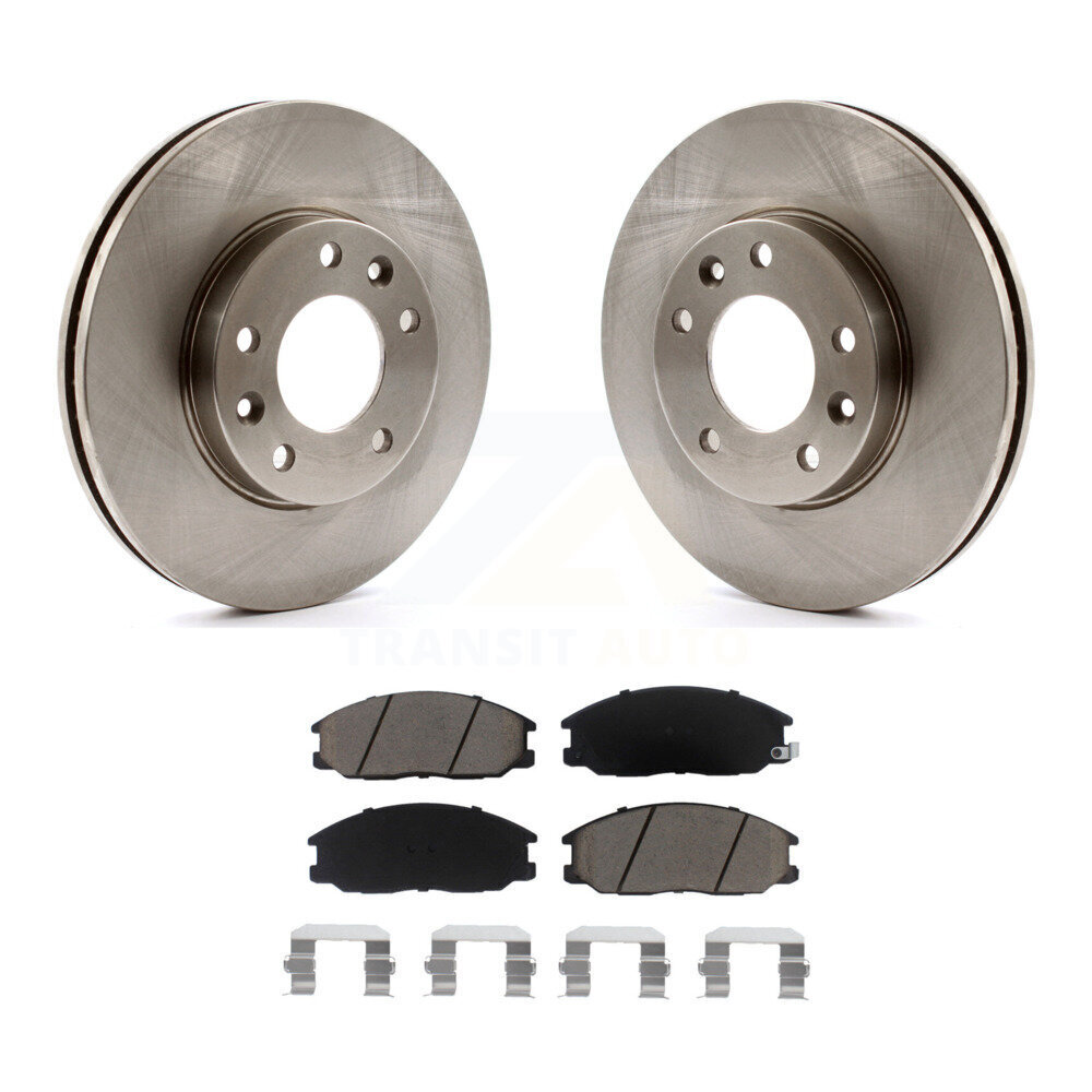 Front Disc Brake Rotors And Ceramic Pads Kit For Kia Sedona K8C-100213