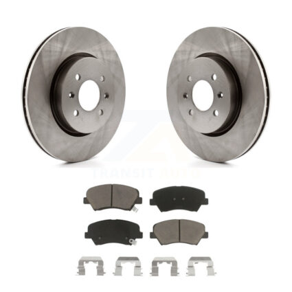 Front Disc Brake Rotors And Ceramic Pads Kit For Kia Rio K8C-100277