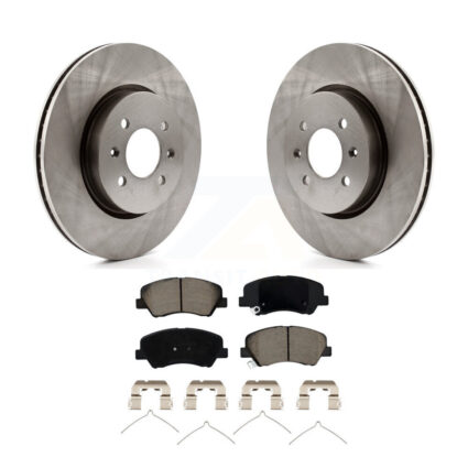 Front Disc Brake Rotors And Ceramic Pads Kit For Kia Rio Hyundai Accent K8C-100281
