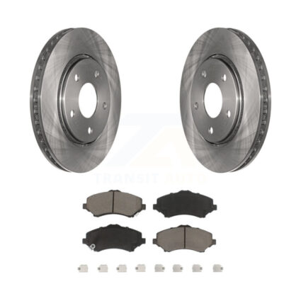 Front Brake Rotor Ceramic Pad Kit For Dodge Grand Caravan Journey Chrysler Town & Country K8C-100284