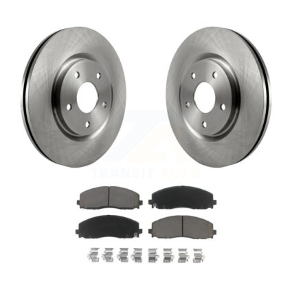 Front Brake Rotors Ceramic Pad Kit For Dodge Grand Caravan Journey Chrysler Pacifica Town K8C-100285