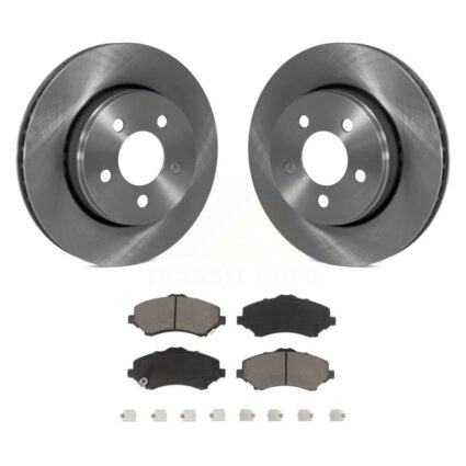 Front Disc Brake Rotors And Ceramic Pads Kit For Jeep Liberty Dodge Nitro K8C-100287