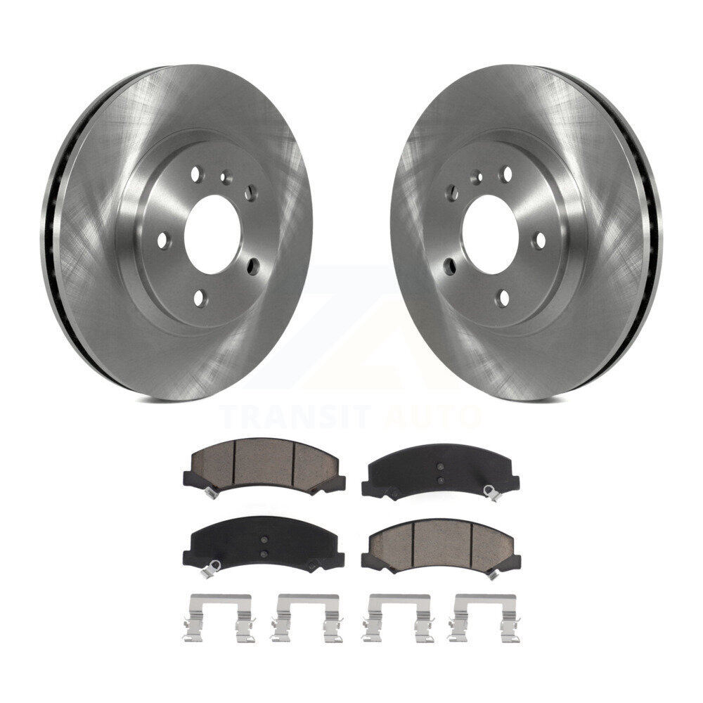 Front Brake Rotors Ceramic Pad Kit For Chevrolet Impala Buick Lucerne Monte Carlo Limited K8C-100306