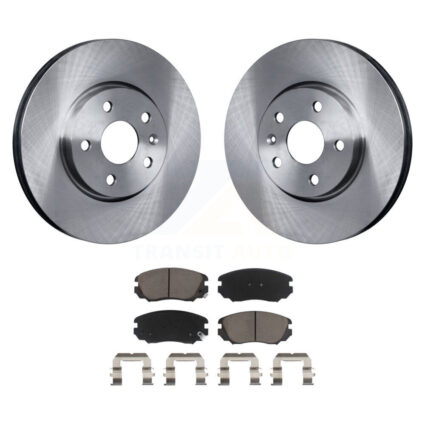 Front Brake Rotor & Ceramic Pad Kit For Chevrolet Equinox GMC Terrain Buick Malibu Impala K8C-100334