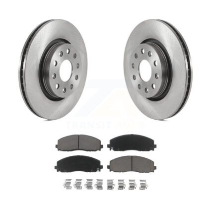 Front Disc Brake Rotors And Ceramic Pads Kit For Jeep Wrangler Gladiator K8C-100339