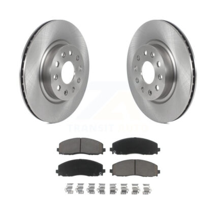 Front Disc Brake Rotors And Ceramic Pads Kit For Jeep Wrangler K8C-100340