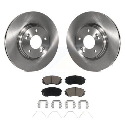 Front Brake Rotor & Ceramic Pad Kit For Hyundai Kona Kia Seltos Forte Elantra GT Veloster K8C-100351