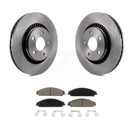 Front Brake Rotors Ceramic Pad Kit For Ford Five Hundred Freestyle Taurus X Mercury Sable K8C-100358