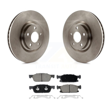 Front Brake Rotor Ceramic Pad Kit For Lincoln Continental With 316mm Diameter K8C-100383
