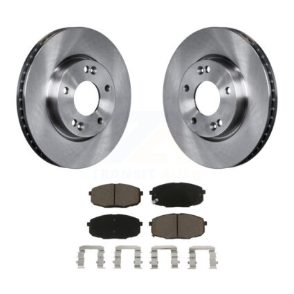Front Disc Brake Rotors And Ceramic Pads Kit For Kia Forte Koup Forte5 K8C-100397