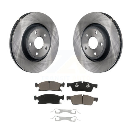 Front Disc Brake Rotors And Ceramic Pads Kit For Jeep Grand Cherokee Dodge Durango WK K8C-100400