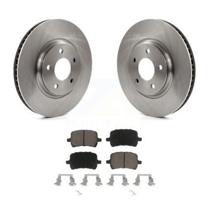 Front Brake Rotor & Ceramic Pad Kit For Chevrolet Malibu Pontiac G5 G6 Cobalt Saturn Aura K8C-100452