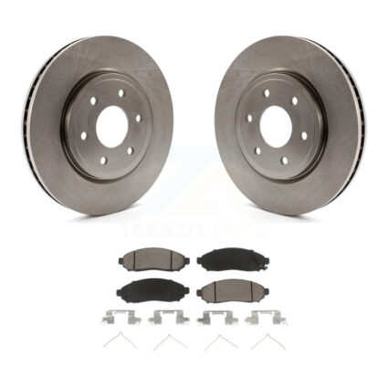 Front Brake Rotors & Ceramic Pad Kit For Nissan Frontier Pathfinder Xterra Suzuki Equator K8C-100464