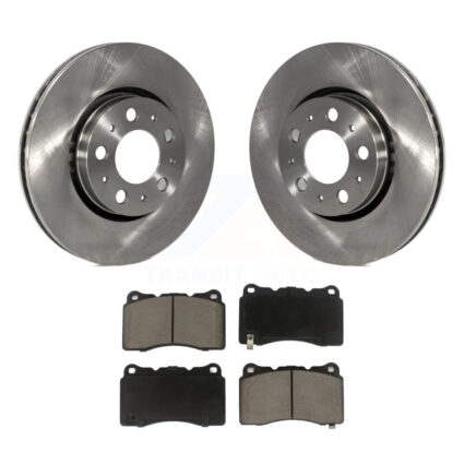 Front Brake Rotor Ceramic Pad Kit For 2005-2007 Volvo V70 With 286mm Diameter K8C-100481