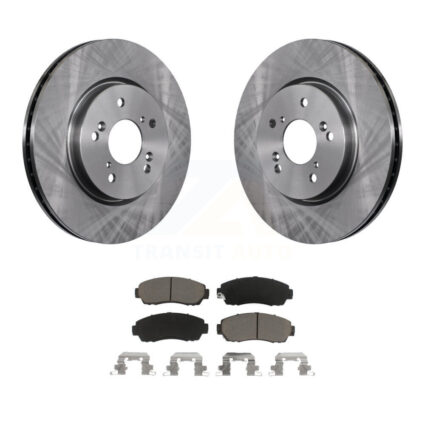 Front Disc Brake Rotors And Ceramic Pads Kit For Honda CR-V Acura RDX Accord Crosstour K8C-100531