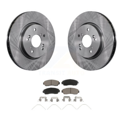 Front Disc Brake Rotors And Ceramic Pads Kit For Honda CR-V Crosstour Accord K8C-100532