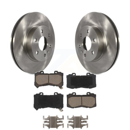 Front Disc Brake Rotors And Ceramic Pads Kit For 2015-2020 Chevrolet Colorado GMC Canyon K8C-100534