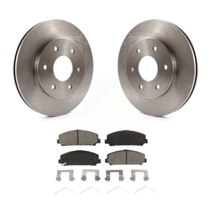 Front Disc Brake Rotors And Ceramic Pads Kit For INFINITI QX56 K8C-100542
