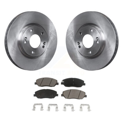 Front Disc Brake Rotors And Ceramic Pads Kit For 2007-2009 Hyundai Santa Fe K8C-100556