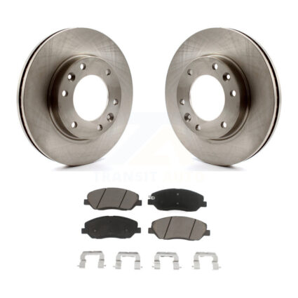 Front Disc Brake Rotors And Ceramic Pads Kit For Kia Sedona Hyundai Entourage K8C-100557