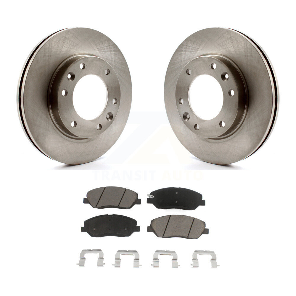 Front Disc Brake Rotors And Ceramic Pads Kit For Kia Sedona Hyundai Entourage K8C-100557