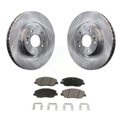 Front Disc Brake Rotors And Ceramic Pads Kit For 2013-2016 Hyundai Santa Fe XL 3.3L K8C-100558