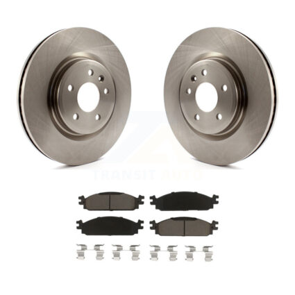 Front Disc Brake Rotors And Ceramic Pads Kit For 2009-2010 Lincoln MKS K8C-100559
