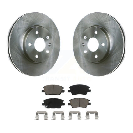 Front Disc Brake Rotors And Ceramic Pads Kit For Chevrolet Cruze Bolt EV EUV Volt K8C-100561