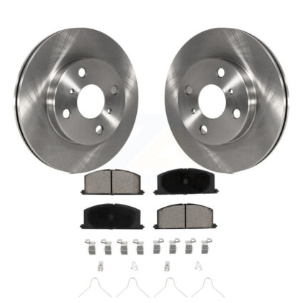 Front Disc Brake Rotors And Ceramic Pads Kit For Toyota Tercel Paseo K8C-100564