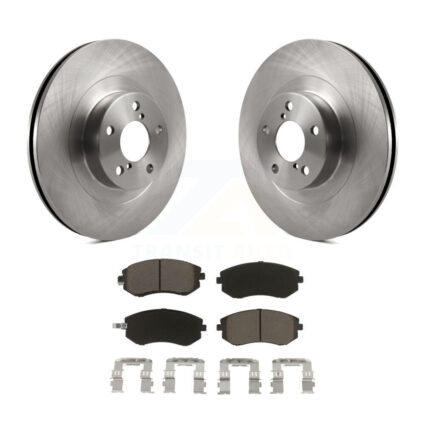Front Brake Rotors & Ceramic Pad Kit For Subaru Forester Impreza Outback Legacy Baja Saab K8C-100570