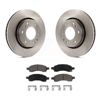 Front Brake Rotor Ceramic Pad Kit For Chevrolet Trailblazer GMC Envoy Buick Rainier Isuzu K8C-100574