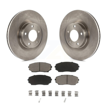 Front Disc Brake Rotors And Ceramic Pads Kit For Ford Edge Lincoln MKX K8C-100581